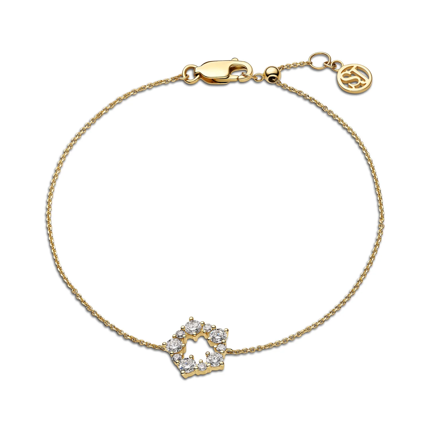 Armband Brina - 14k Gelbgold oder Weißgold 0.52 ct TW G-H VS lab-grown diamanten