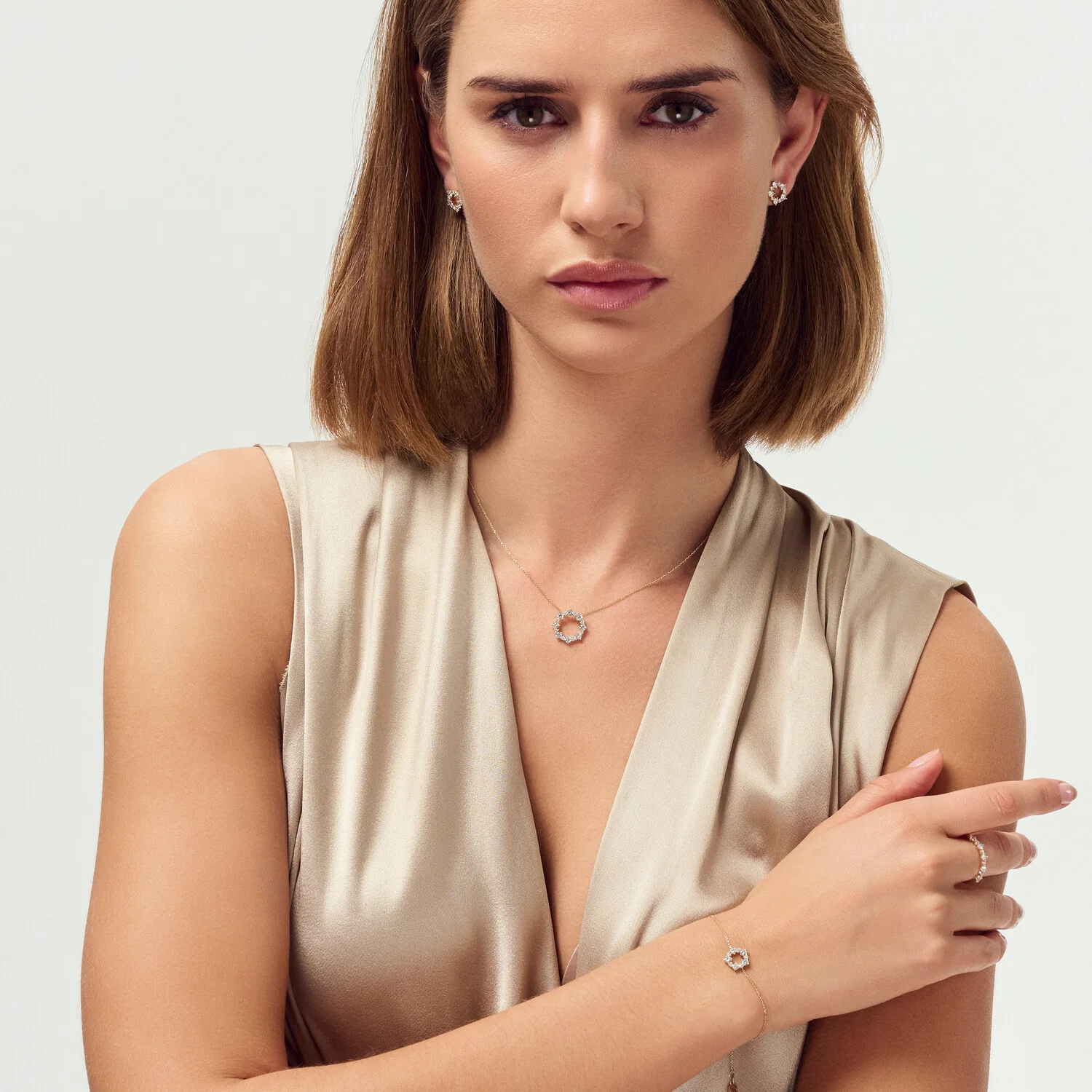 Armband Brina - 14k Gelbgold oder Weißgold 0.52 ct TW G-H VS lab-grown diamanten - Image 3