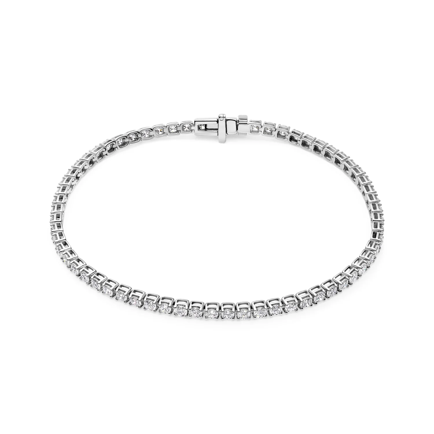 Armband Diamante Tennis - 14k Gelbgold oder Weißgold 2.7-3.24 ct TW G-H VS lab-grown Diamanten - Image 3