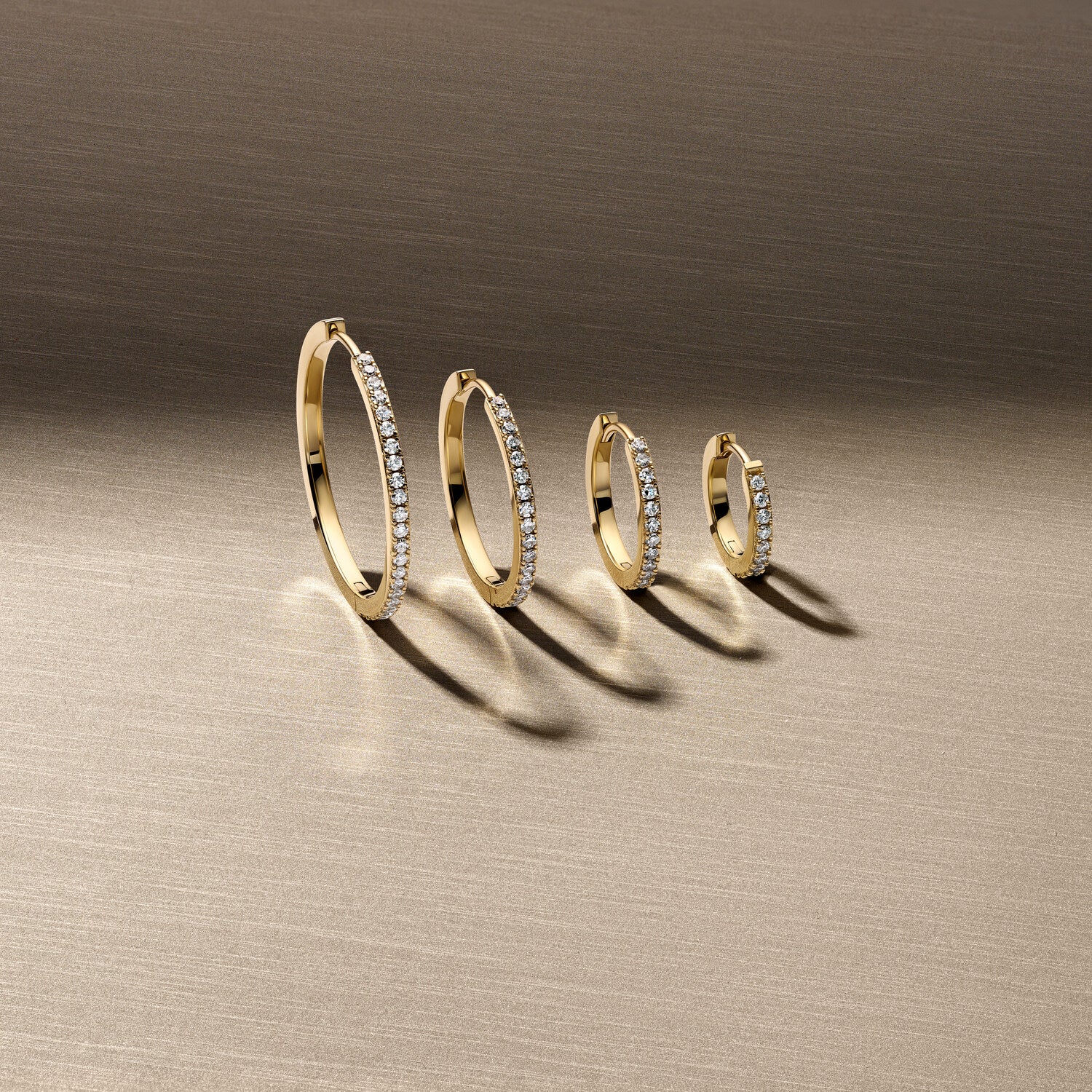 Ohrringe Alba - 14k Gelbgold oder Weißgold 0.18-0.46 ct TW G-H VS lab-grown diamanten - Image 21