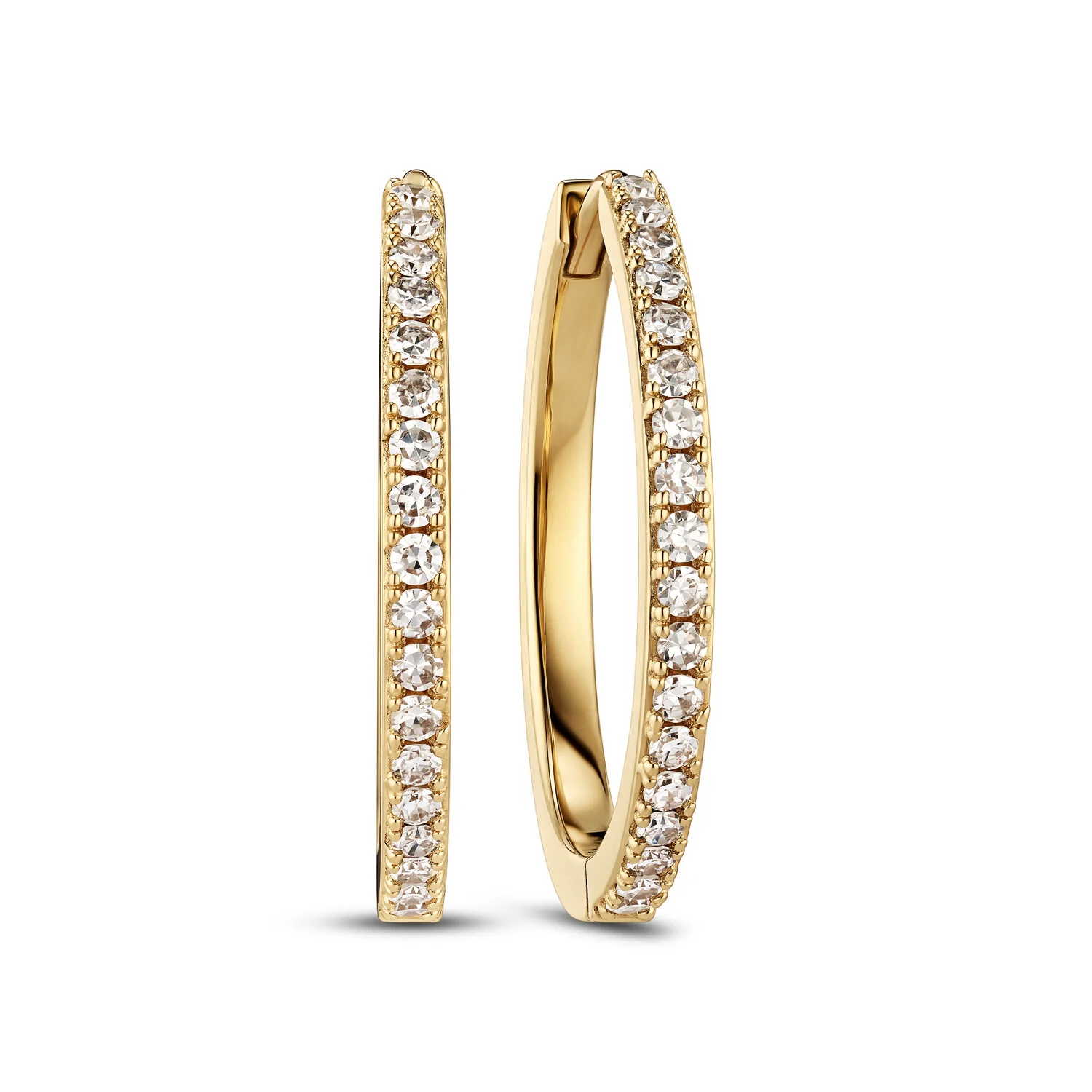 Ohrringe Alba - 14k Gelbgold oder Weißgold 0.18-0.46 ct TW G-H VS lab-grown diamanten - Image 4