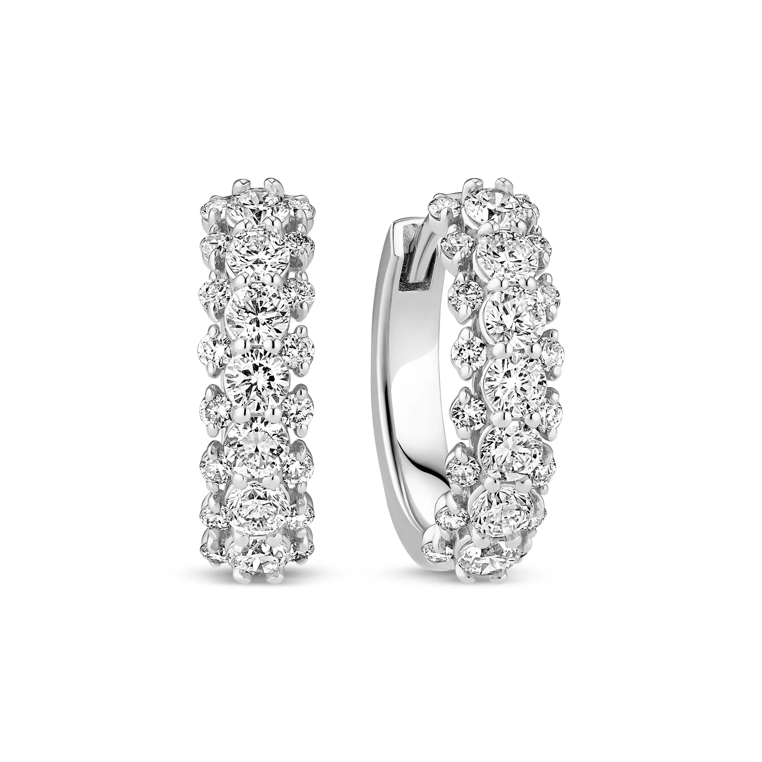 Ohrringe Fior - 14k Gelbgold oder Weißgold 0.88-2.46 ct TW G-H VS lab-grown diamanten - Image 5