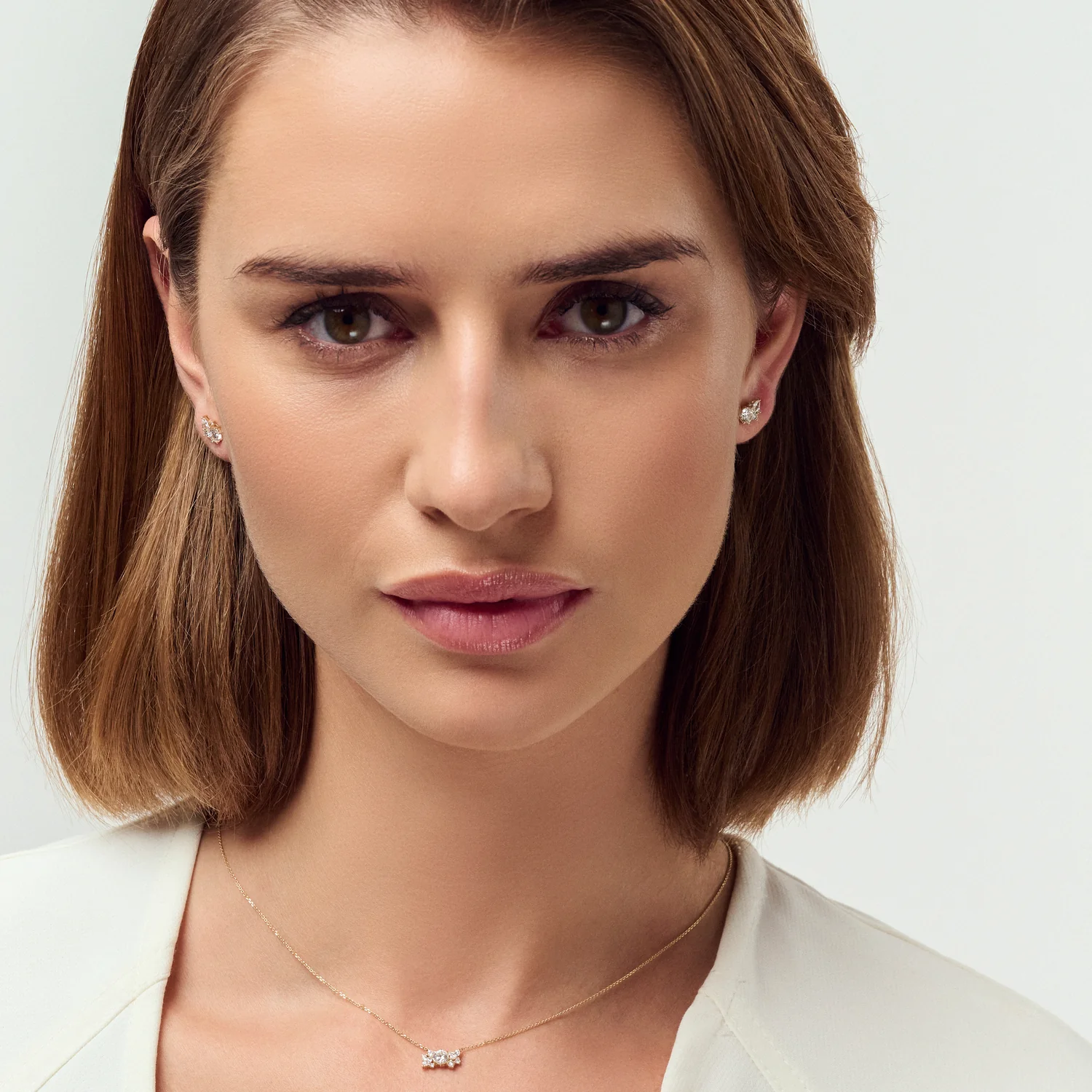 Ohrringe Lovere - 14k Gelbgold oder Weißgold 0.93 ct TW G-H VS lab-grown diamanten - Image 4