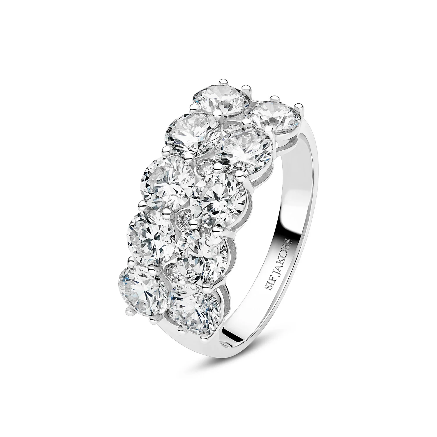 Ring Ariccia - 14k Gelbgold oder Weißgold 3.62 ct TW G-H VS lab-grown diamanten - Image 3