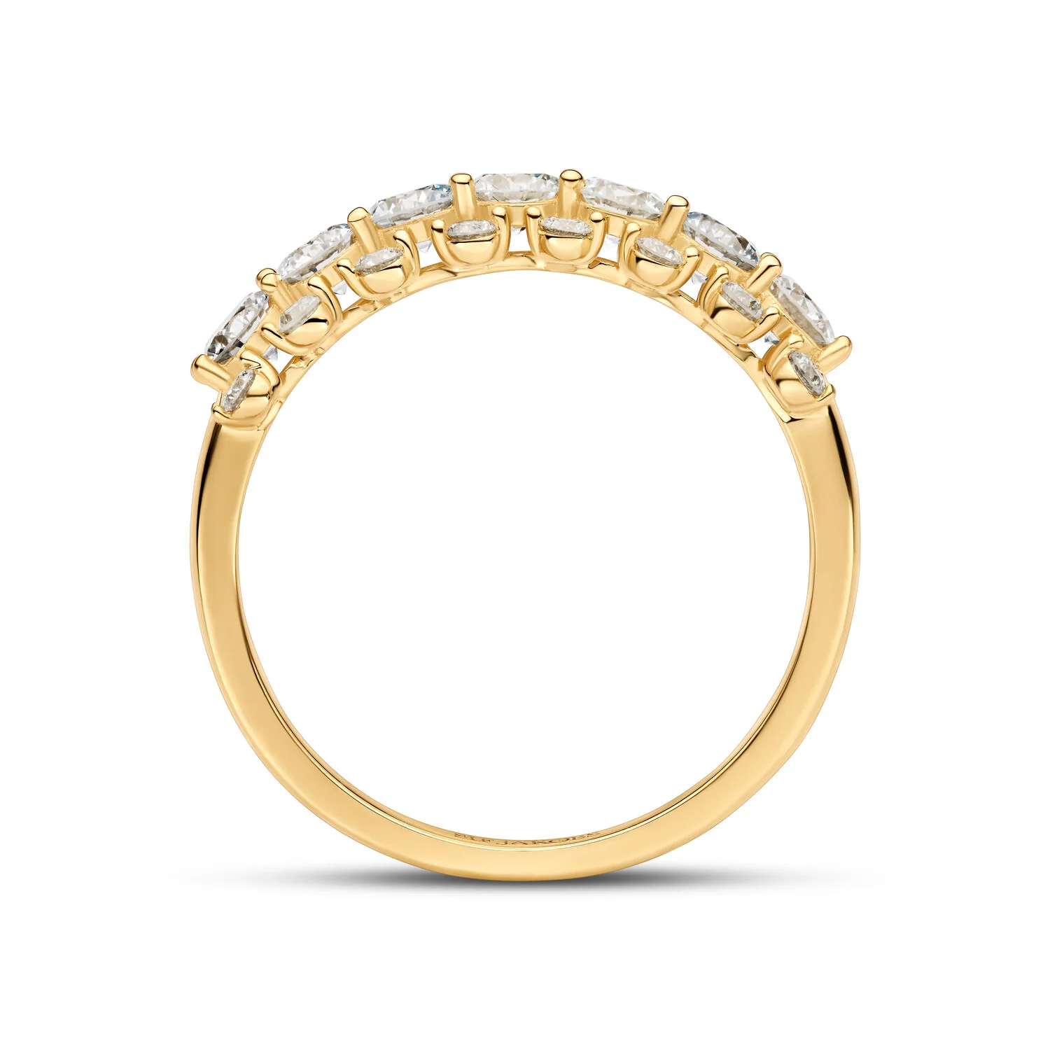 Ring Fior - 14k Gelbgold oder Weißgold 1.22 ct TW G-H VS lab-grown diamanten - Image 5