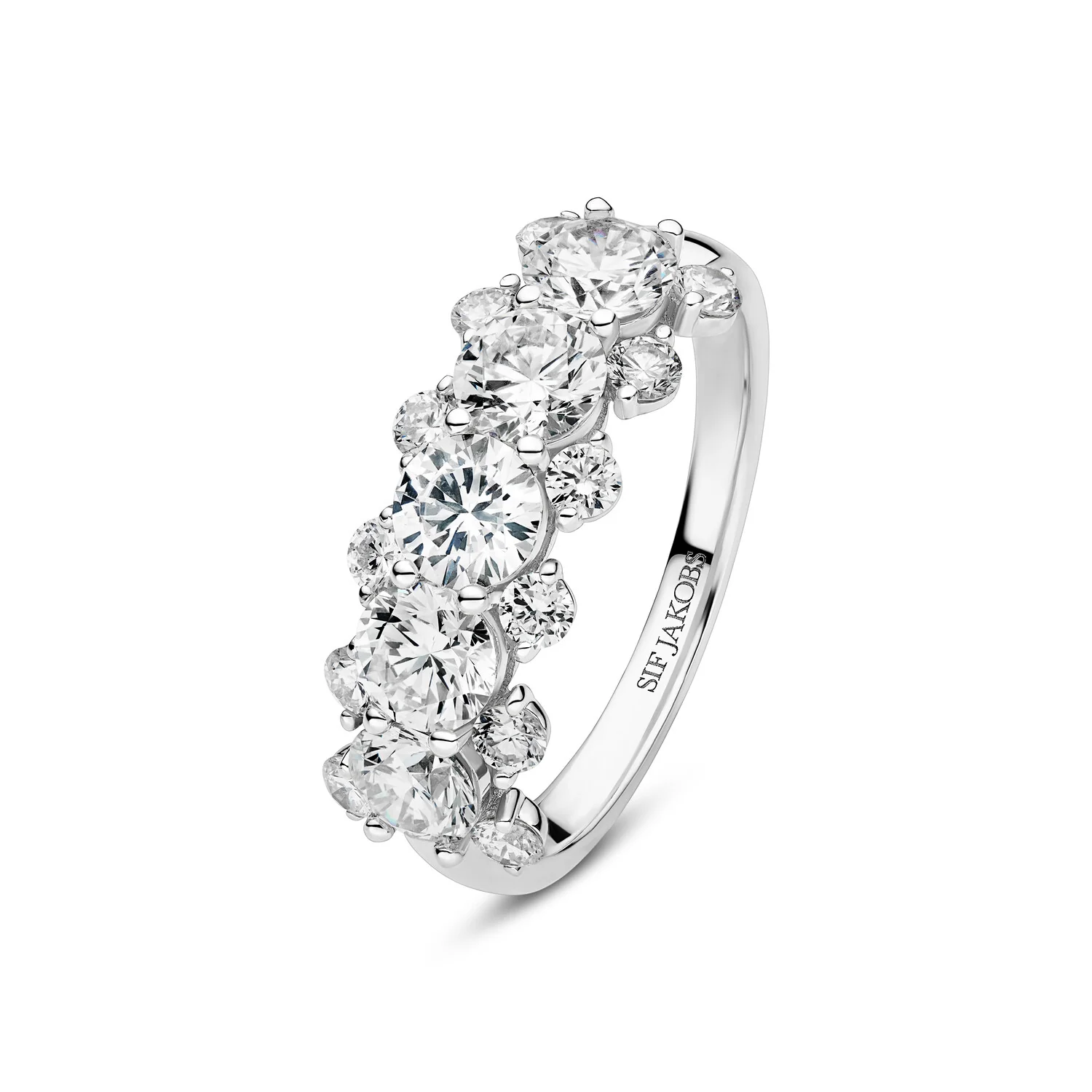 Ring Fior Grande - 14k Gelbgold oder Weißgold 2.30 ct TW G-H VS lab-grown diamanten - Image 3