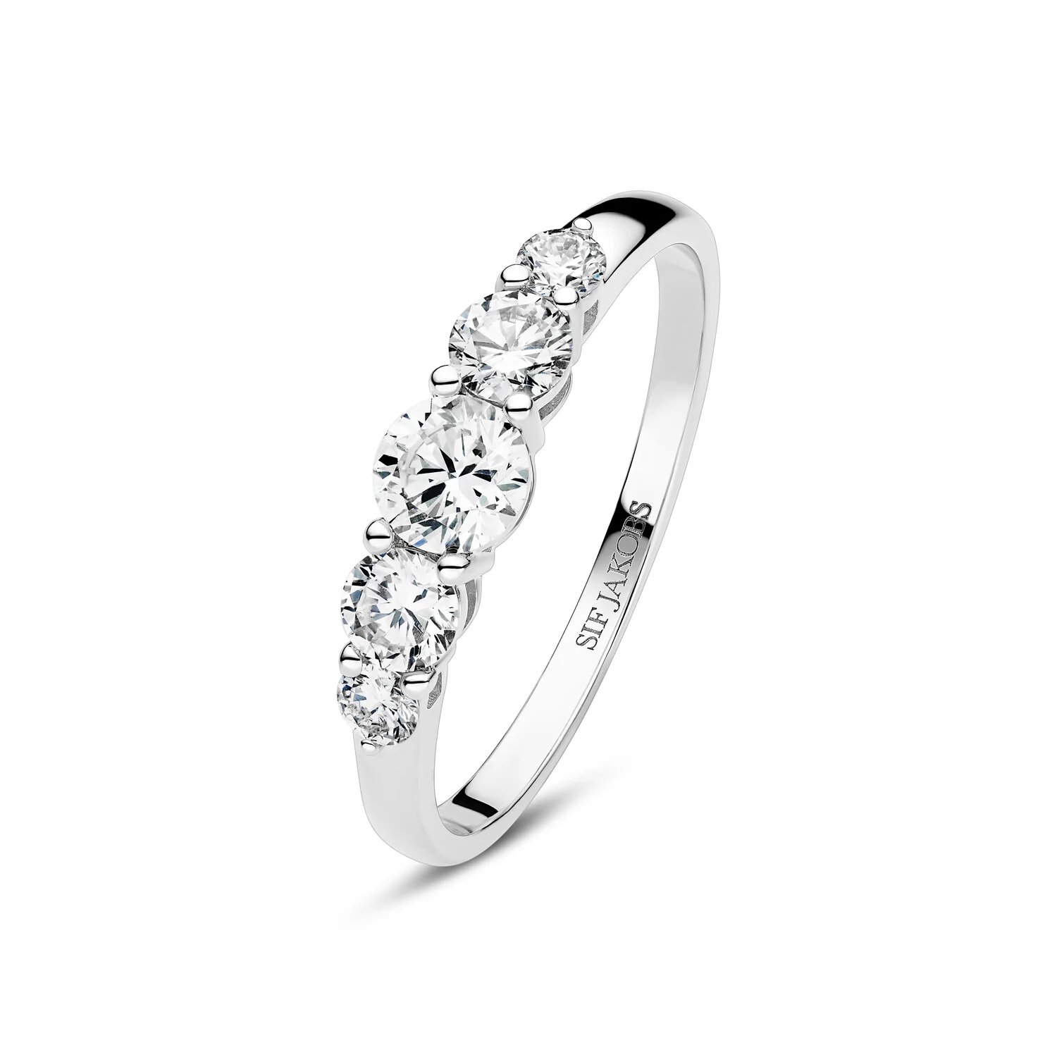 Ring Tiara - 14k Gelbgold oder Weißgold 0.79 ct TW G-H VS lab-grown diamanten - Image 3