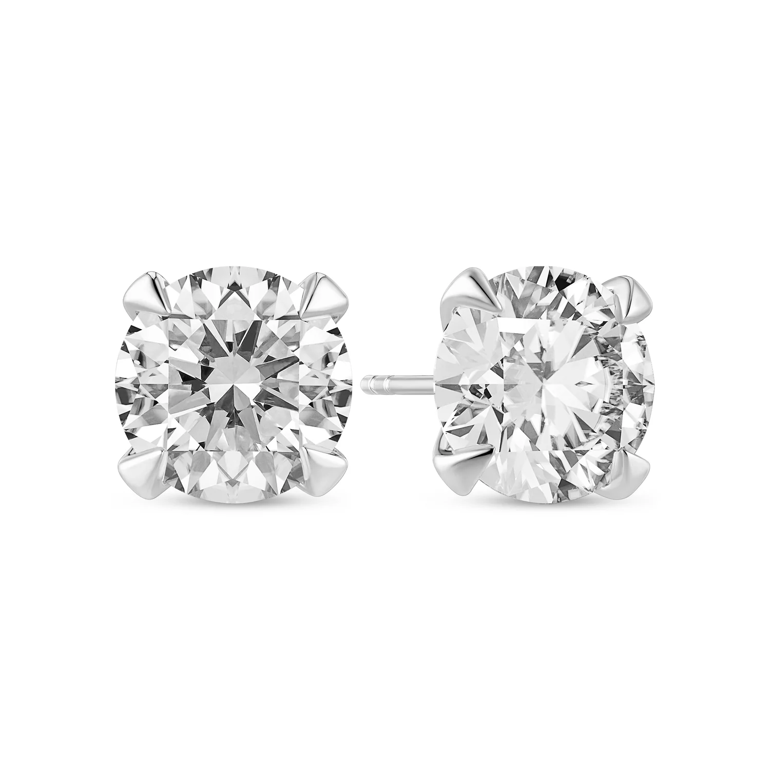 Ohrringe Venice Solitaire - 14k Gelbgold oder Weißgold 0.22-3.00 ct TW G-H VS lab-grown Diamanten - Image 3