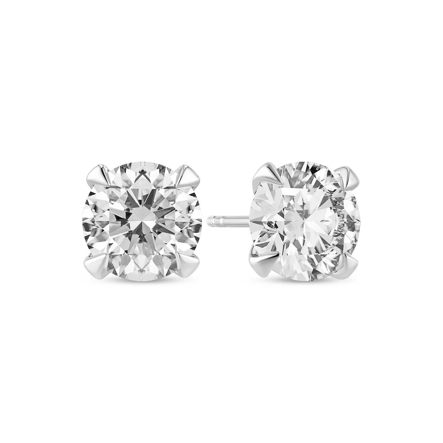 Ohrringe Venice Solitaire - 14k Gelbgold oder Weißgold 0.22-3.00 ct TW G-H VS lab-grown Diamanten - Image 5