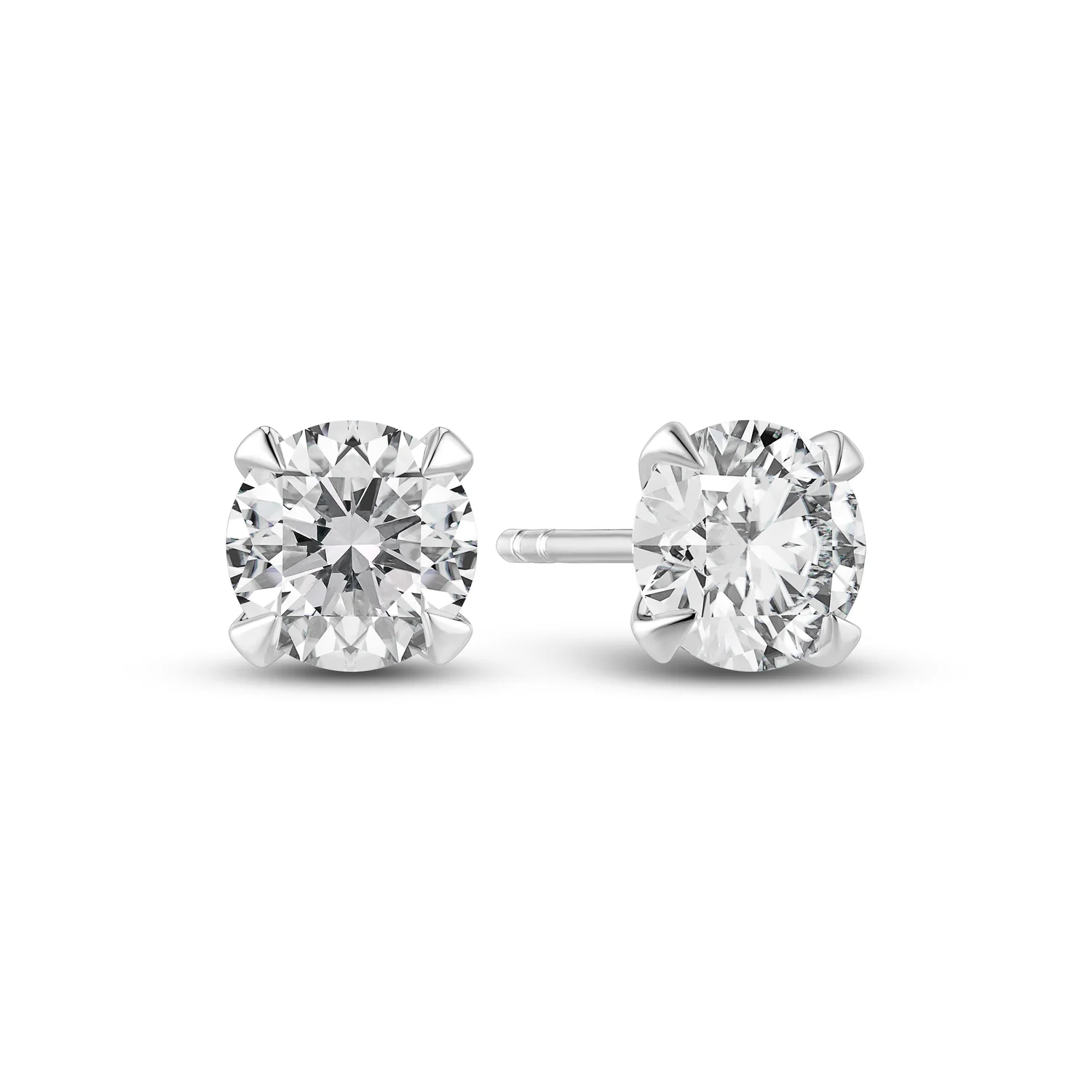 Ohrringe Venice Solitaire - 14k Gelbgold oder Weißgold 0.22-3.00 ct TW G-H VS lab-grown Diamanten - Image 9
