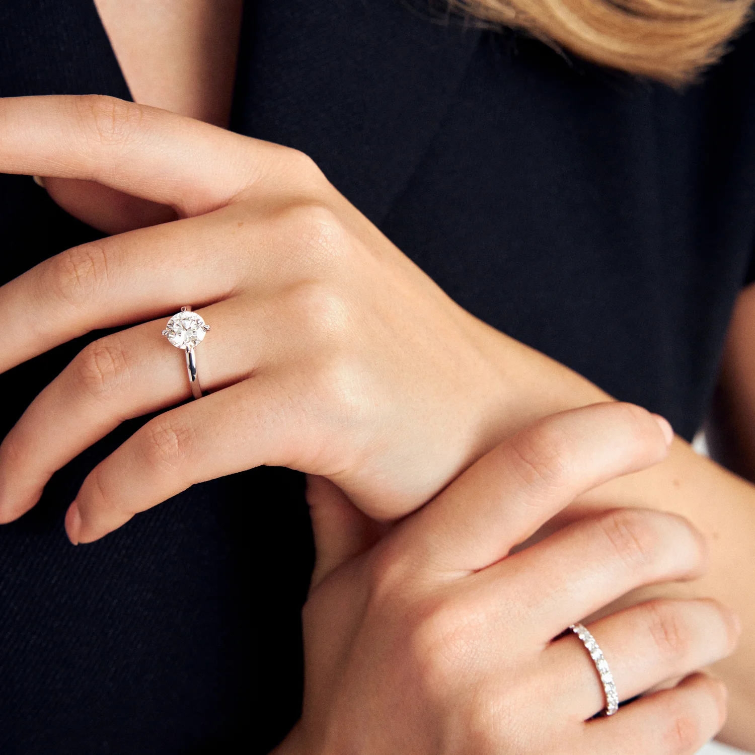 Ring Venice Solitaire - 14k Gelbgold oder Weißgold 0.50-3.00 ct TW G-H VS lab-grown Diamanten - Image 20